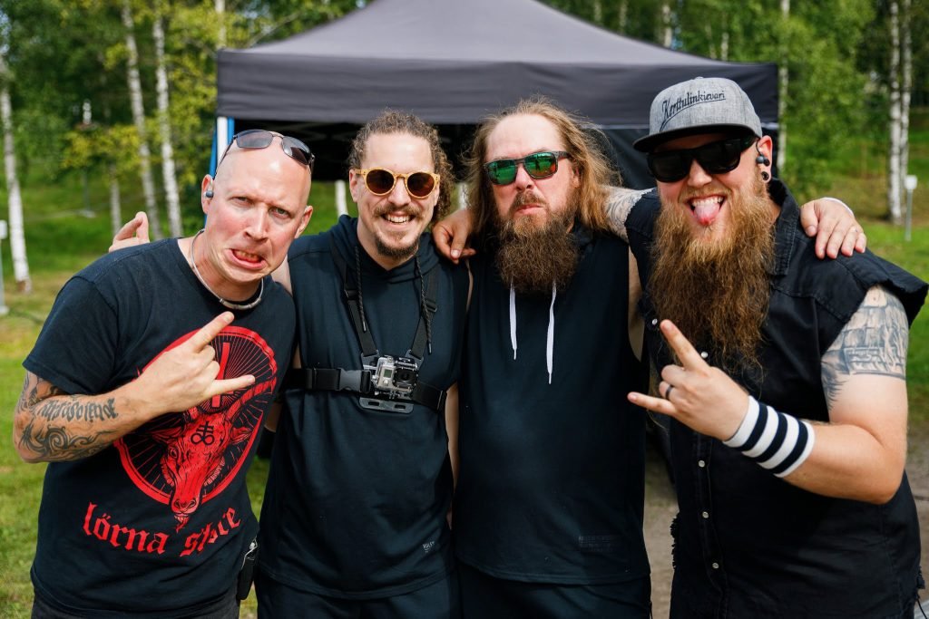 Herja posing before the show at Pomefest 2024